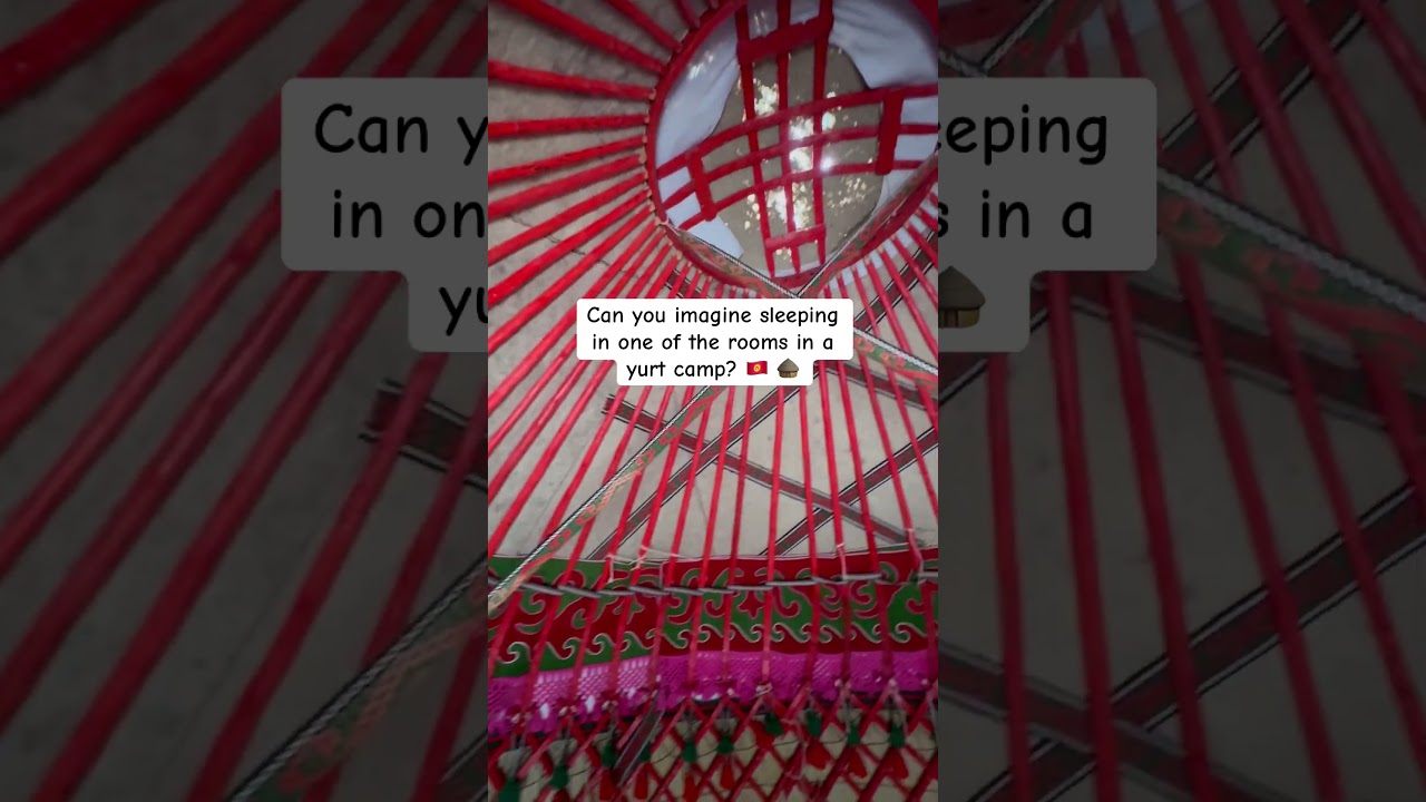 Would You Sleep in a Yurt Like This? 🛖🌙