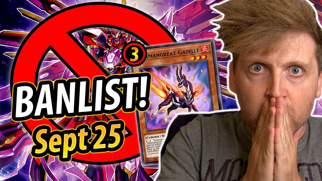 YEEEAAAAH! Yu-Gi-Oh! TCG Banlist is HERE! | SEPT 2023 (LIVE REACTION!)