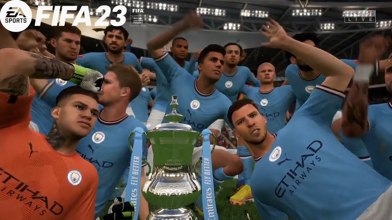 FIFA 23 - Manchester City vs Manchester United - FINAL DA COPA DA INGLATERRA