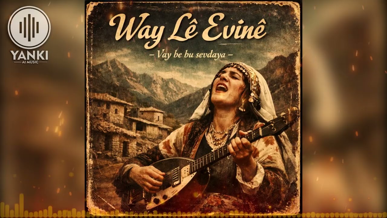 Way Lê Evînê | Kürtçe Türkü | Elektro Bağlamalı Sevda Şarkısı