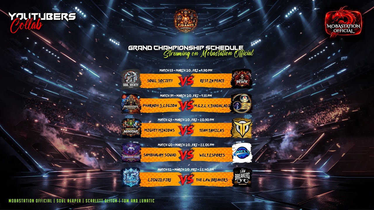 [தமிழ்] Grand Championship | Swiss Bracket Round 4 | MOBA Legends: 5v5 Tamil | Mobastation Official