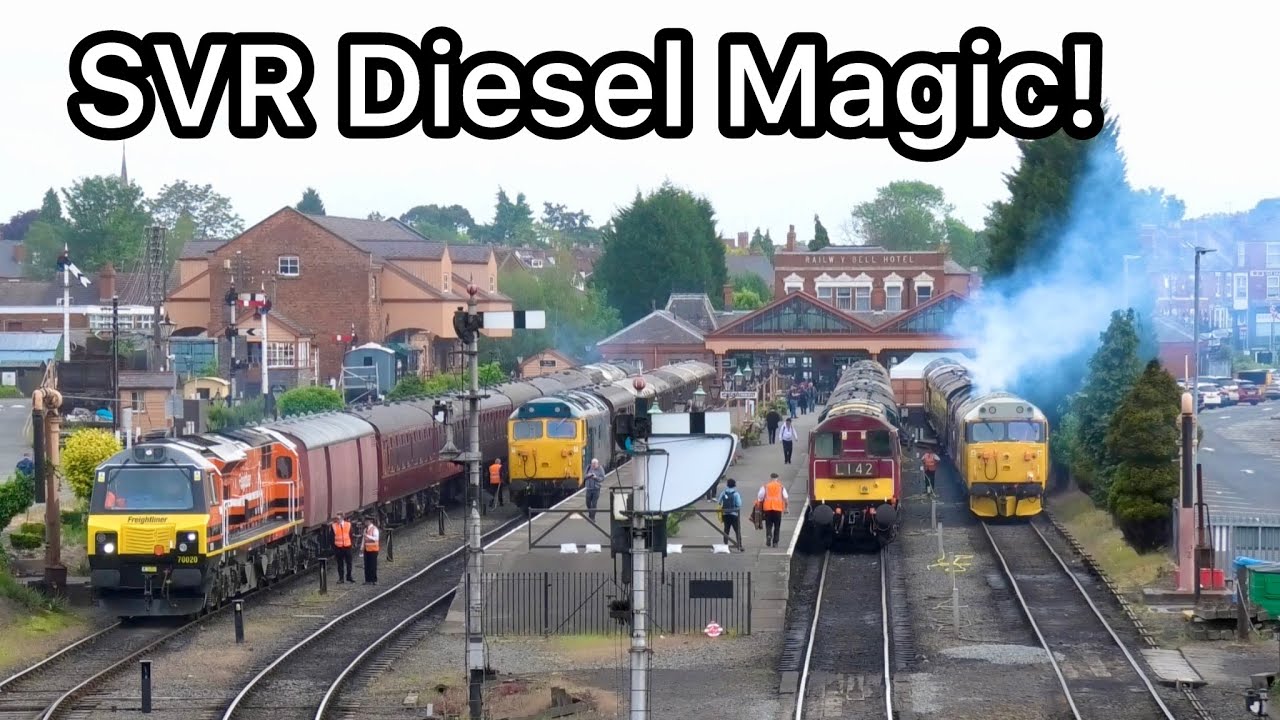58023, 70020, 66509, CHOPPERS, TRACTOR & More at Severn Valley Railway!