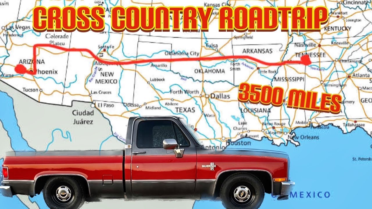 We took this C10 TRUCK on a 3500 MILE CROSS COUNTRY ROADTRIP!!!