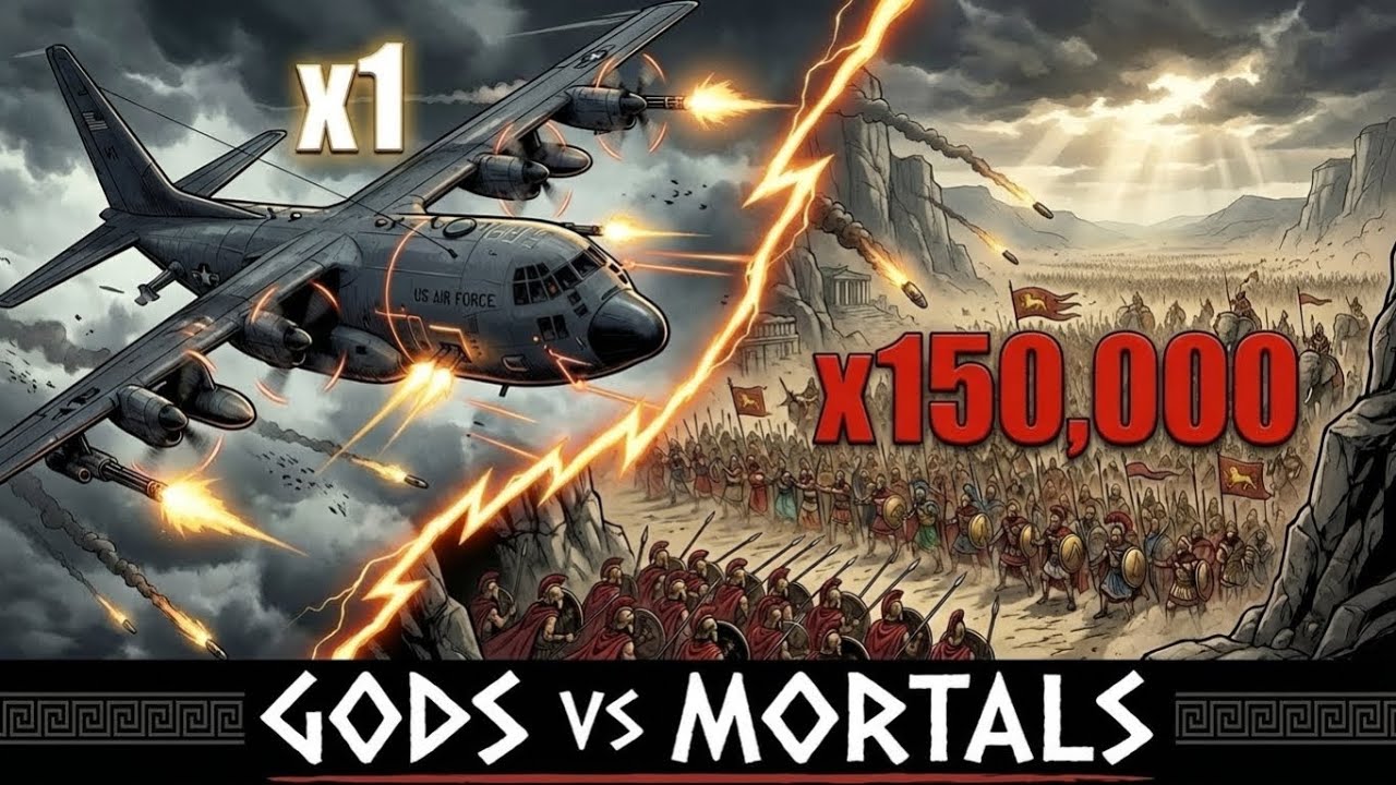 What if 1 AC-130 Gunship Supported the 300 Spartans at Thermopylae?