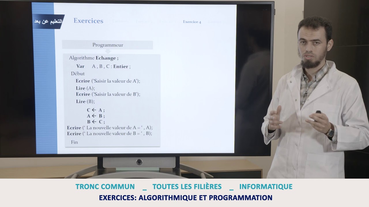 Informatique Tronc Commun  Algorithmique et Programmation Exercices