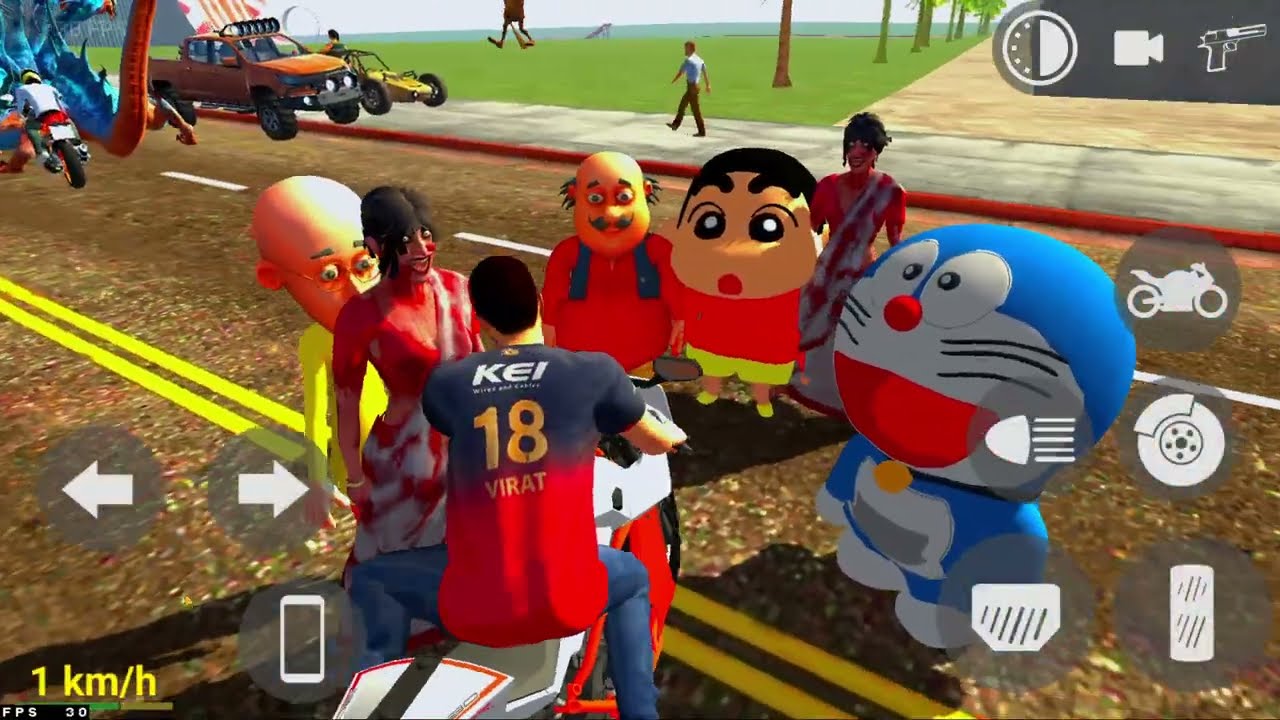 DAY 24 INDIAN BIKE RIDER 3D GAME | VIRAT KOHLI RIDING WITH GHOST KAMLA 👻 FUNNY MOMENTS 🤣