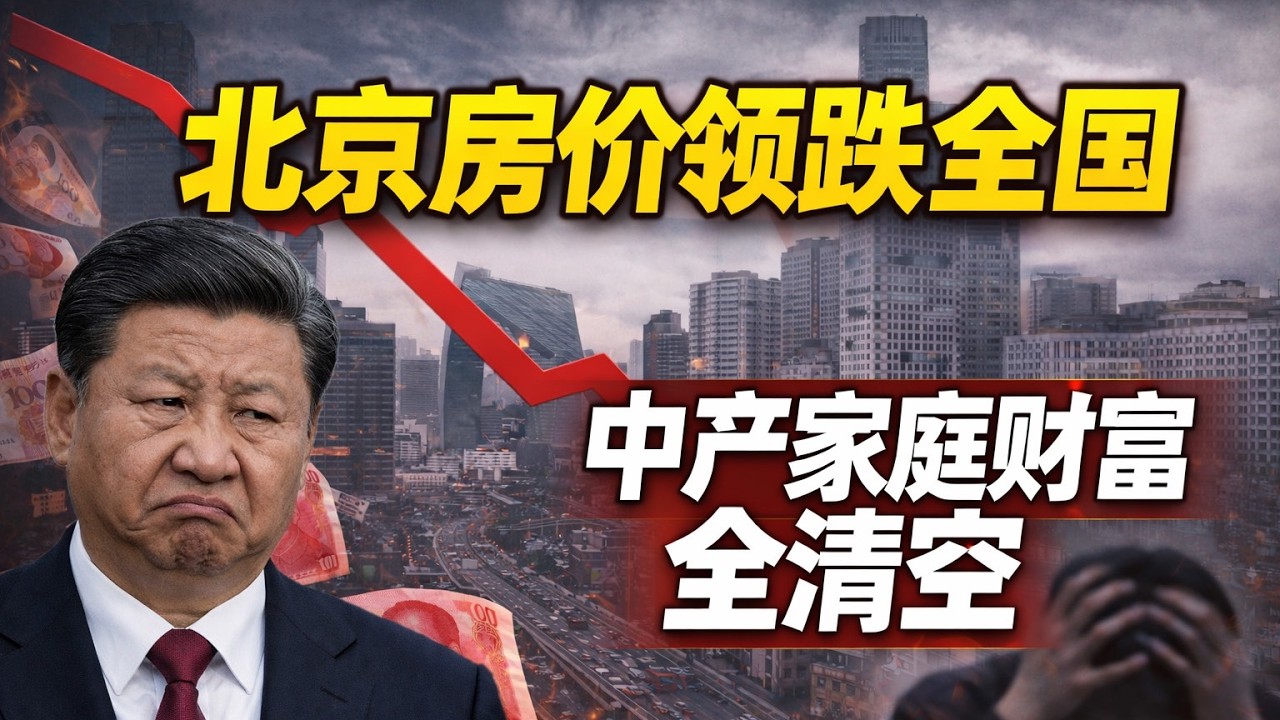 北京房價領跌全國！二環腰斬、豪宅蒸發千萬，揭秘皇城根下殘酷的財富大轉移：為什麼你的資產正在淪為“負數”？｜北京｜房地产｜2026中國經濟