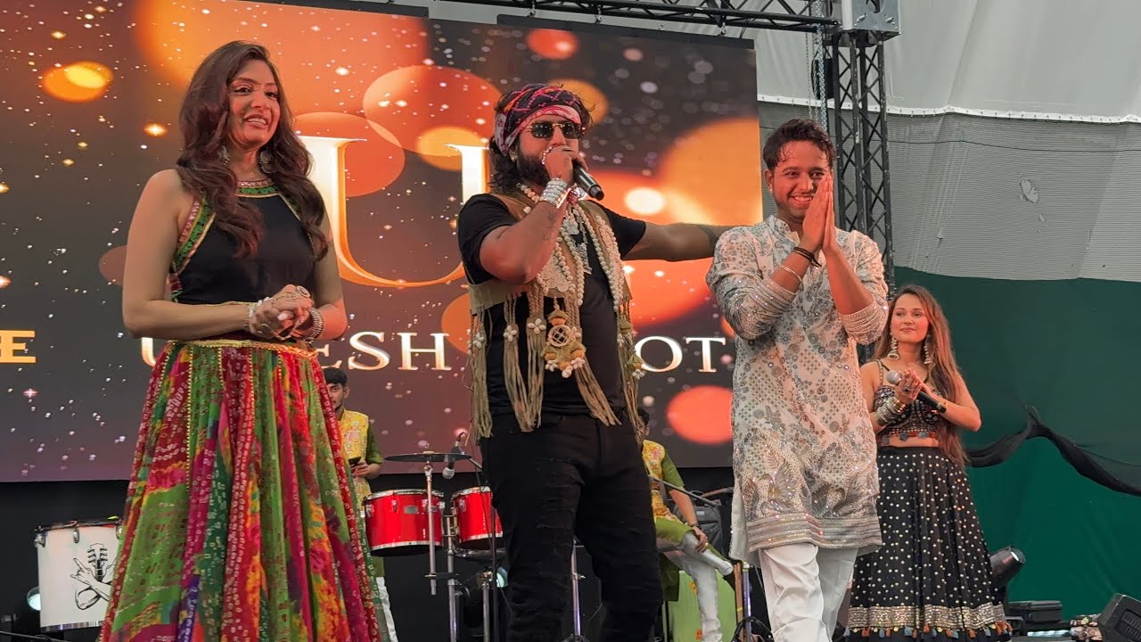 Umesh Barot Best Garba with Puja Joshi & Vishal Parekh 20-Sep-2025 NJ Part-1