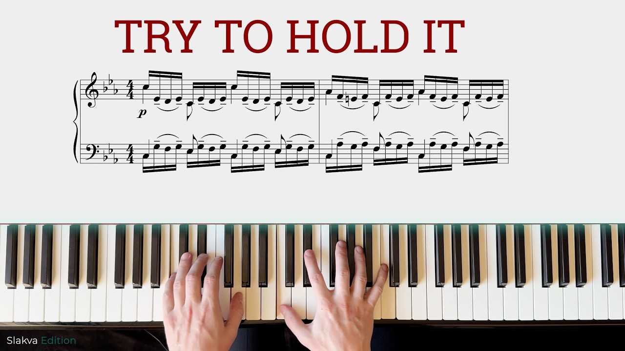 Bach Prelude in C minor (BWV 847) | Piano | Score + Hands