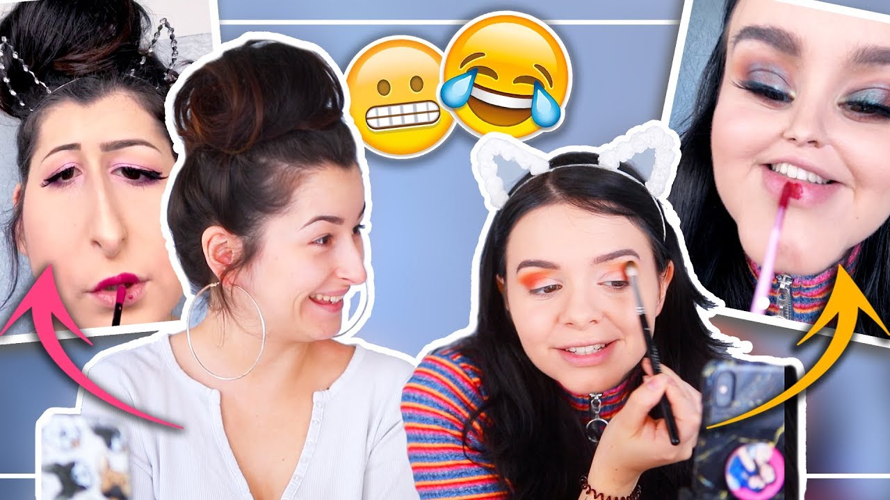 OMG... SCHMINKEN nur mit VERZERRUNGSFILTERN!! 😂- unlikely