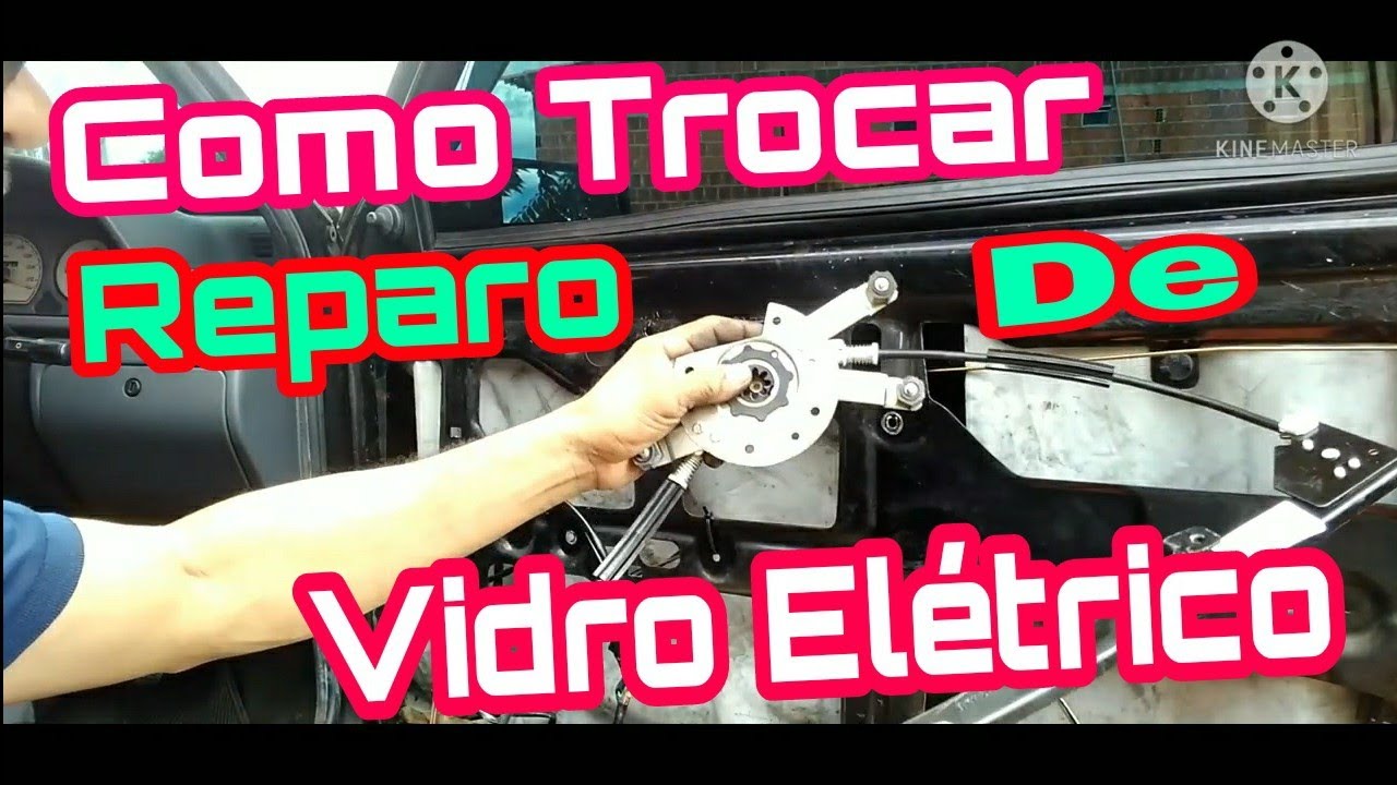 COMO TROCAR REPARO DO  VIDRO ELÉTRICO DO FIAT UNO