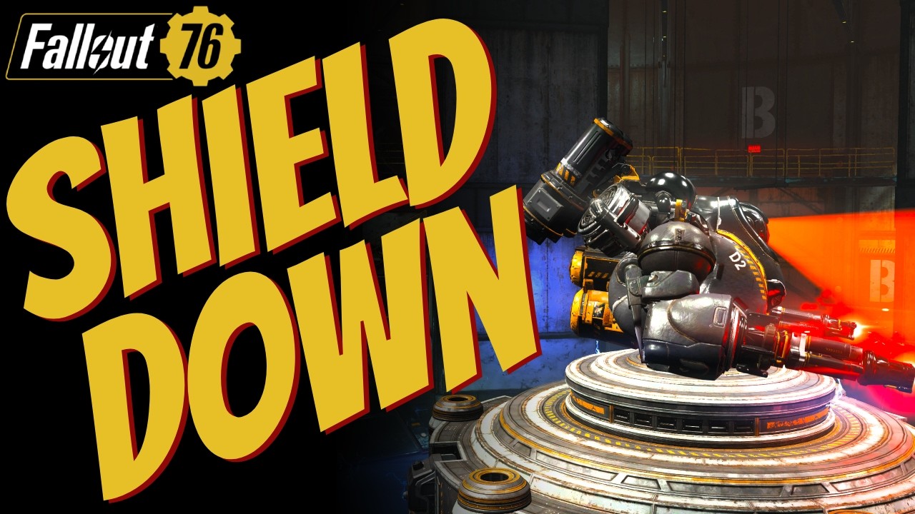 Fallout 76 - What's The Fastest Way To Take Down The Guardian Shield Now?