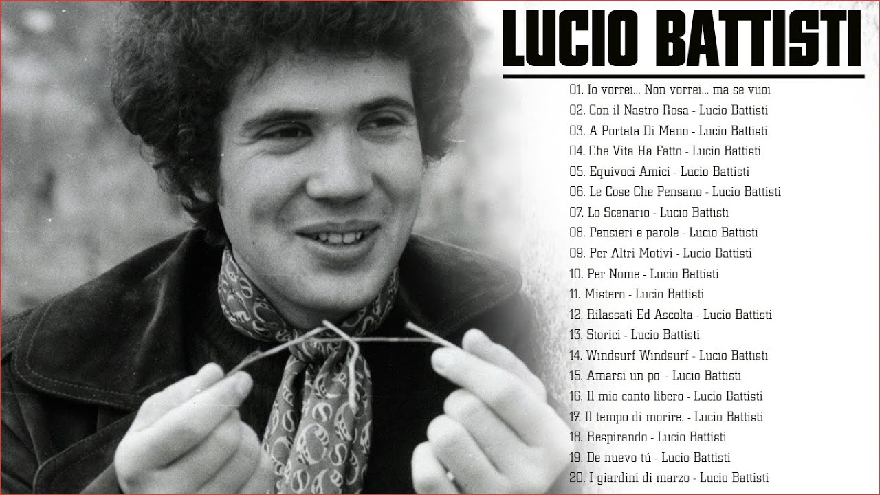 Le più belle canzoni di Lucio Battisti - il meglio di Lucio Battisti- Lucio Battisti  Album Completo