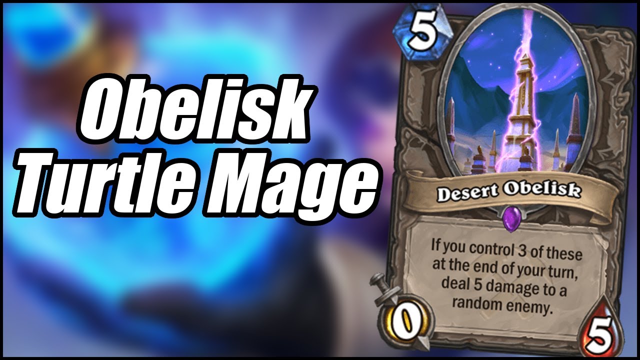 Desert Obelisk Turtle Mage | Scholomance Academy | Hearthstone