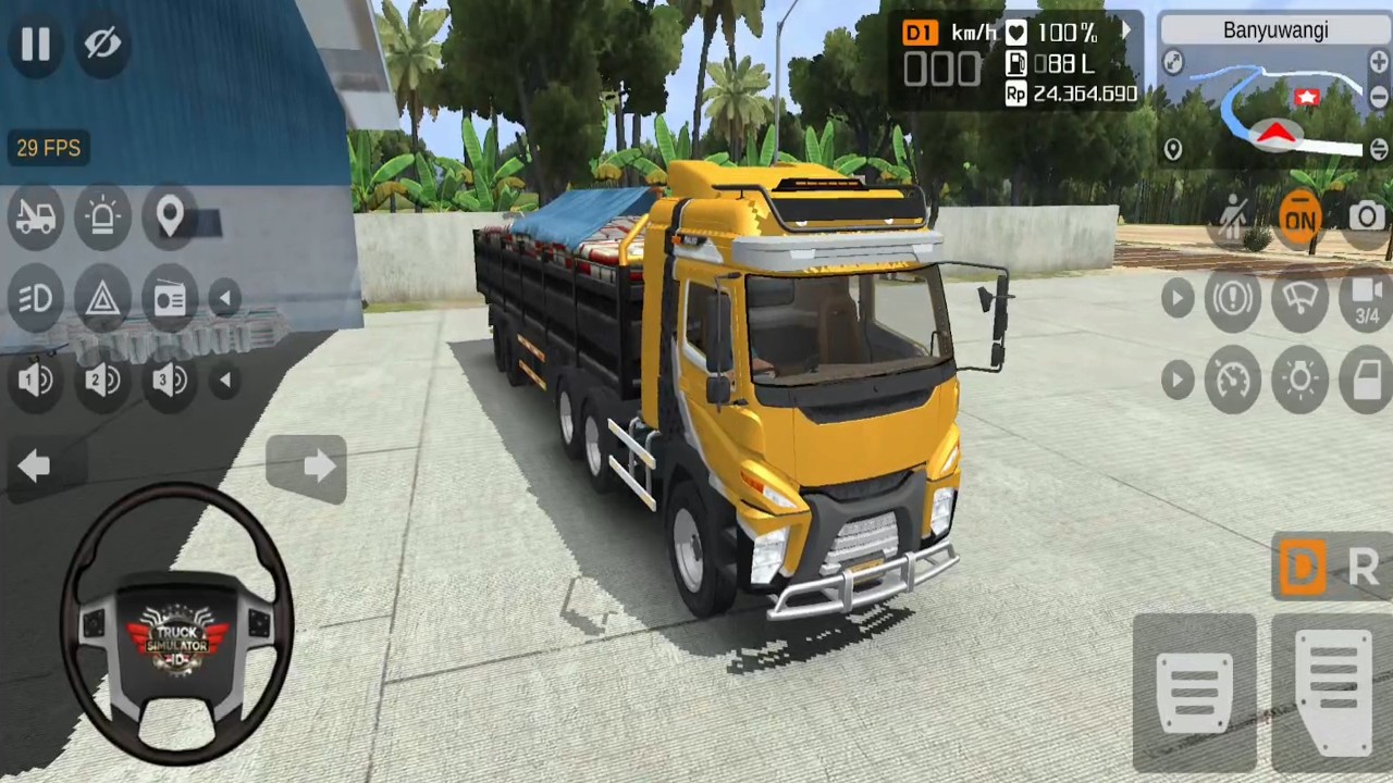 Truck Simulator Indonesia - Truck Angkut Beras - Gameplay