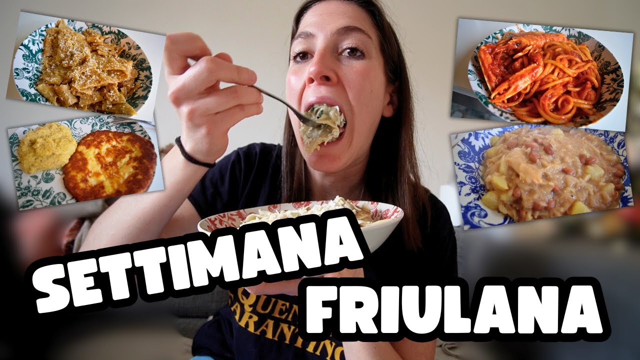 Settimana solo cibo friulano!