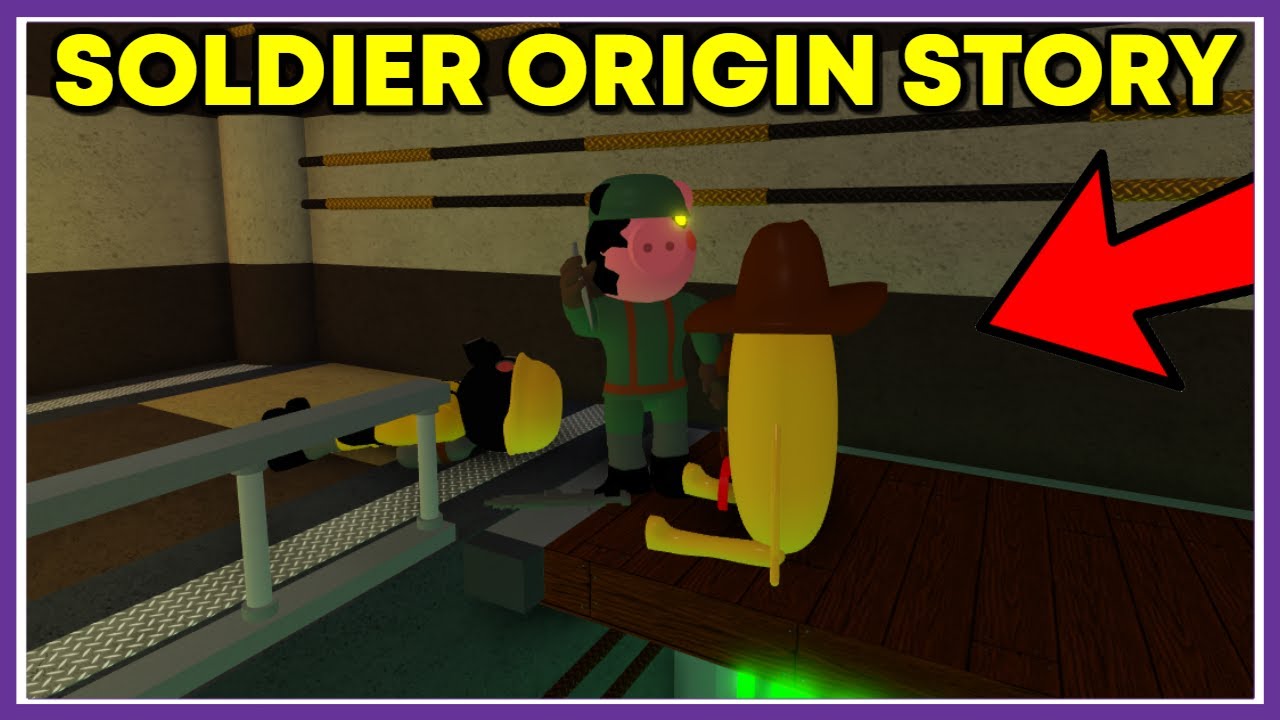 ROBLOX PIGGY SOLDIER ORIGIN STORY - [EMOTIONAL/SAD/SOLDIER SKIN] | Piggy movie |