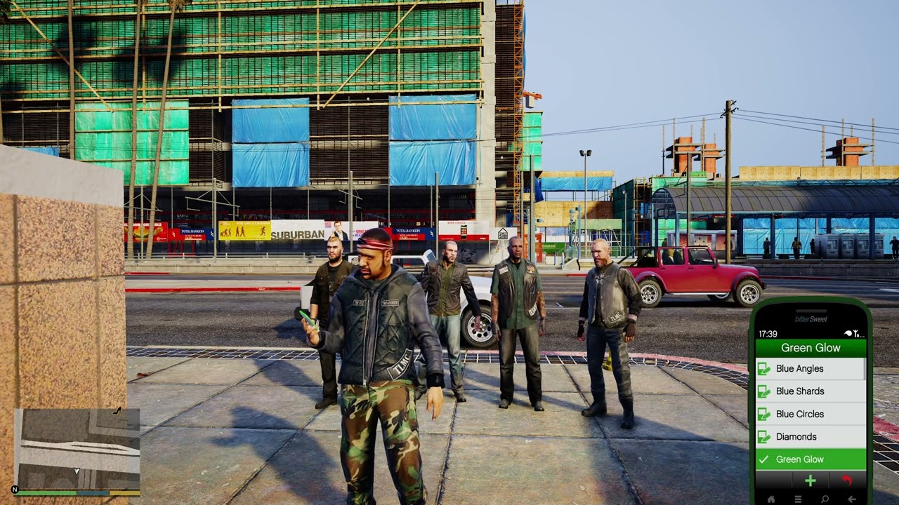 GTA 5 Phone background and Phone contact replacement test