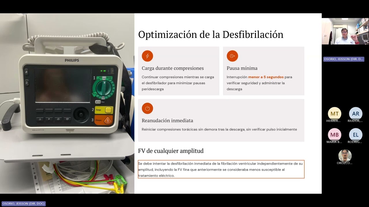 Terapia eléctrica en reanimación cardiopulmonar y alteraciones del ritmo ERC 2025
