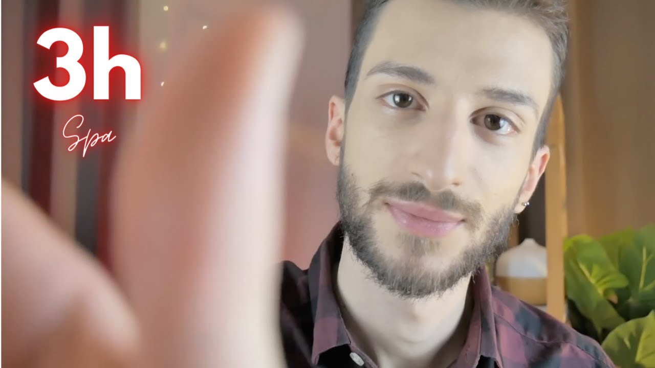 ASMR 3h Spa Treatments - Facial, Barber, Scalp, Ear, Neck