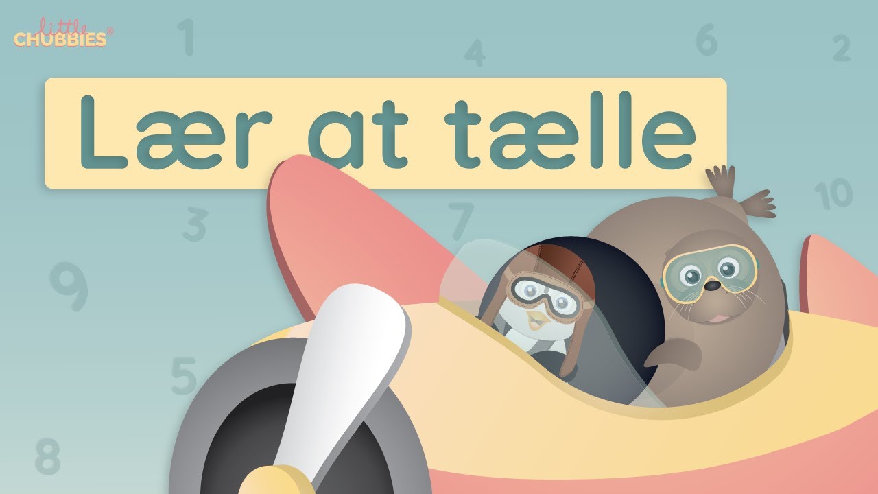 Lær at Tælle fra 1-10 | Sjov Tælleleg med Little Chubbies