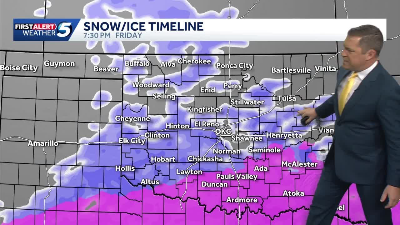 Oklahoma Winter Storm Update: Snow expected later as wind chills tank