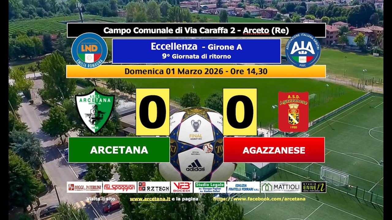 Arcetana - Agazzanese 0-0