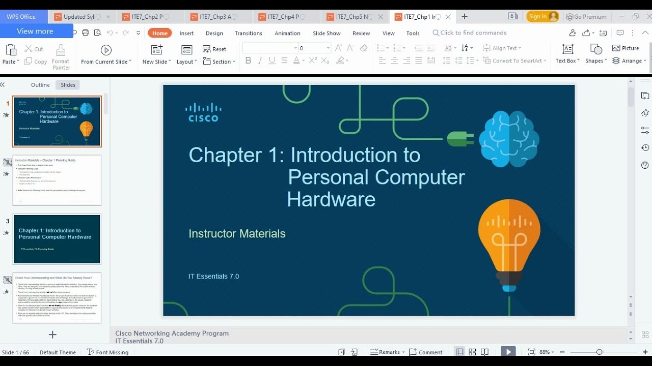 CISCO IT Essentials( Comptia A+ Exam Guide) Module 1: Introduction to Personal Computer Hardware- A