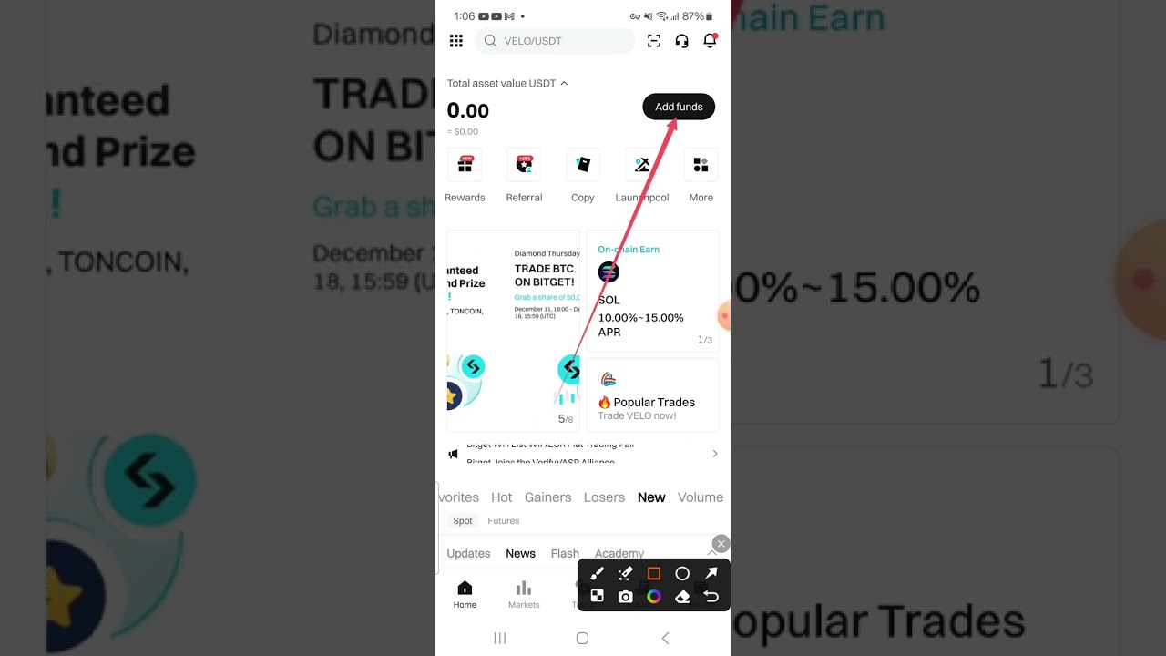 Withdraw tomarket airdrop tokens in bitget exchange / Claim toma tokens into bitget exchange
