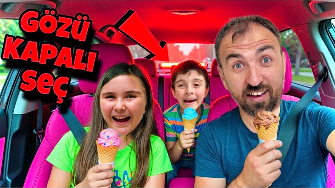 ESLEM YUSUF BABASI GÖZÜ KAPALI DONDURMA SEÇTİLER !? ESLEM ÇOK ÜZÜLDÜ !? 