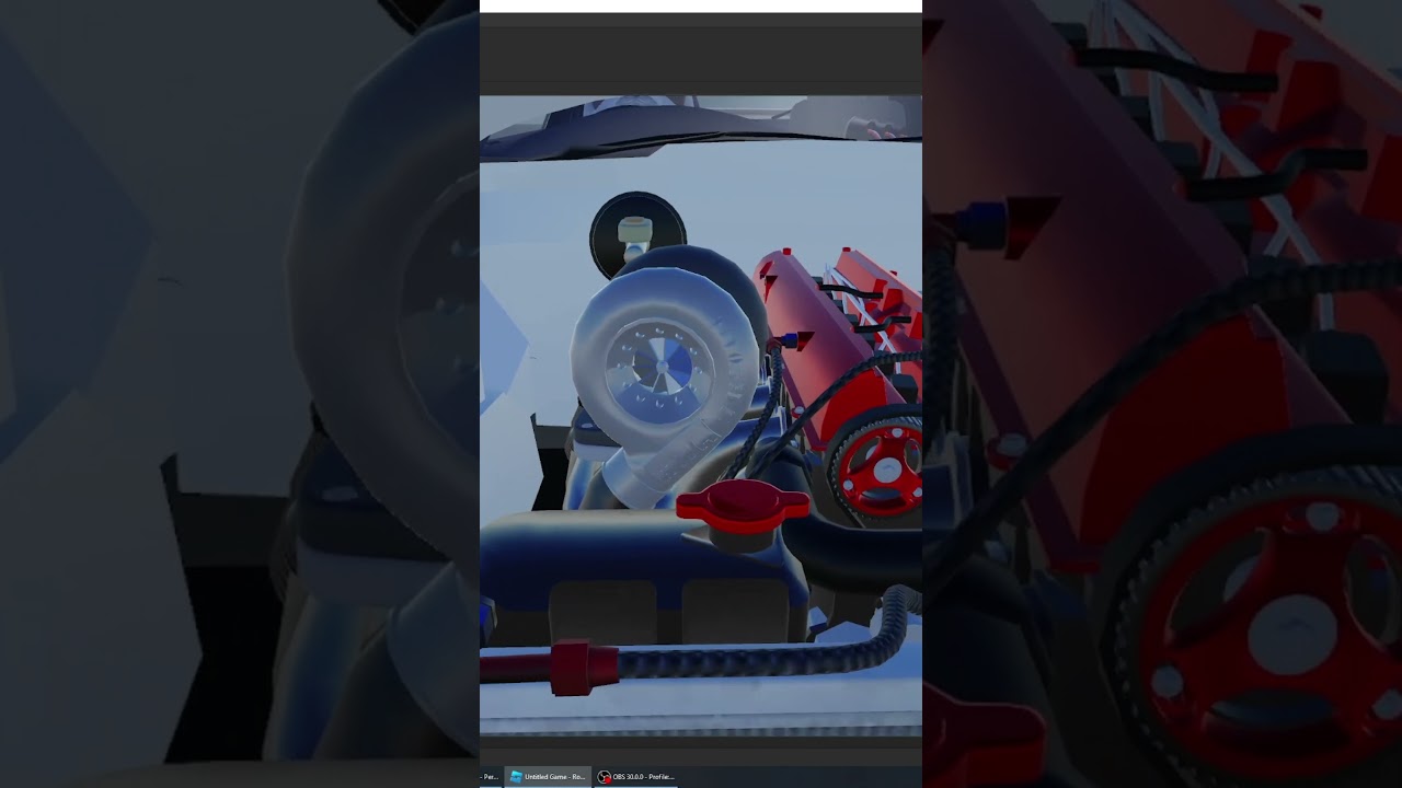 Roblox Studio A-Chassis Engine Animations #roblox #car #viral #fyp #2jz #gaming #robloxstudio