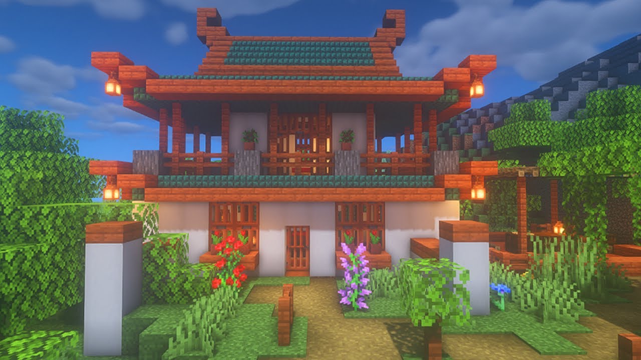 Minecraft: How to Build a EPIC Japanese House (EASY TUTORIAL)