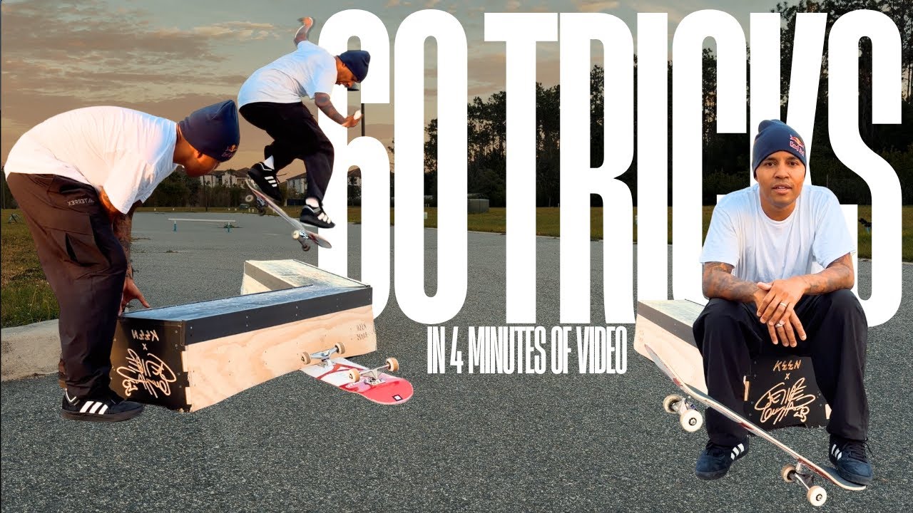 60 tricks in 4 minutes of video / first session of 2026
