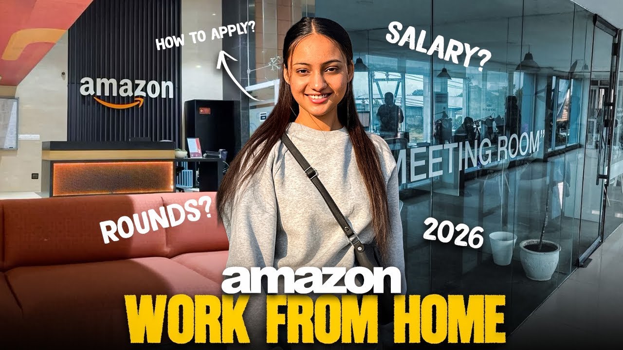 Amazon WFH Hiring 2026 | 12th pass fresher & Remote Job (WITH PDF)