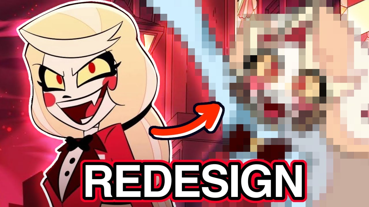 REDESIGNING HAZBIN HOTEL CHARACTERS (for fun, y’all are over dramatic)