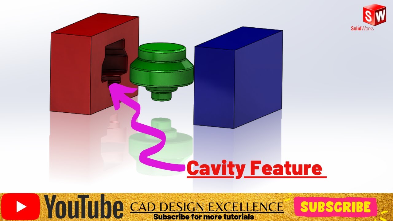 Инструмент для создания пресс-форм в Solidworks || Простая конструкция пресс-формы с использовани...
