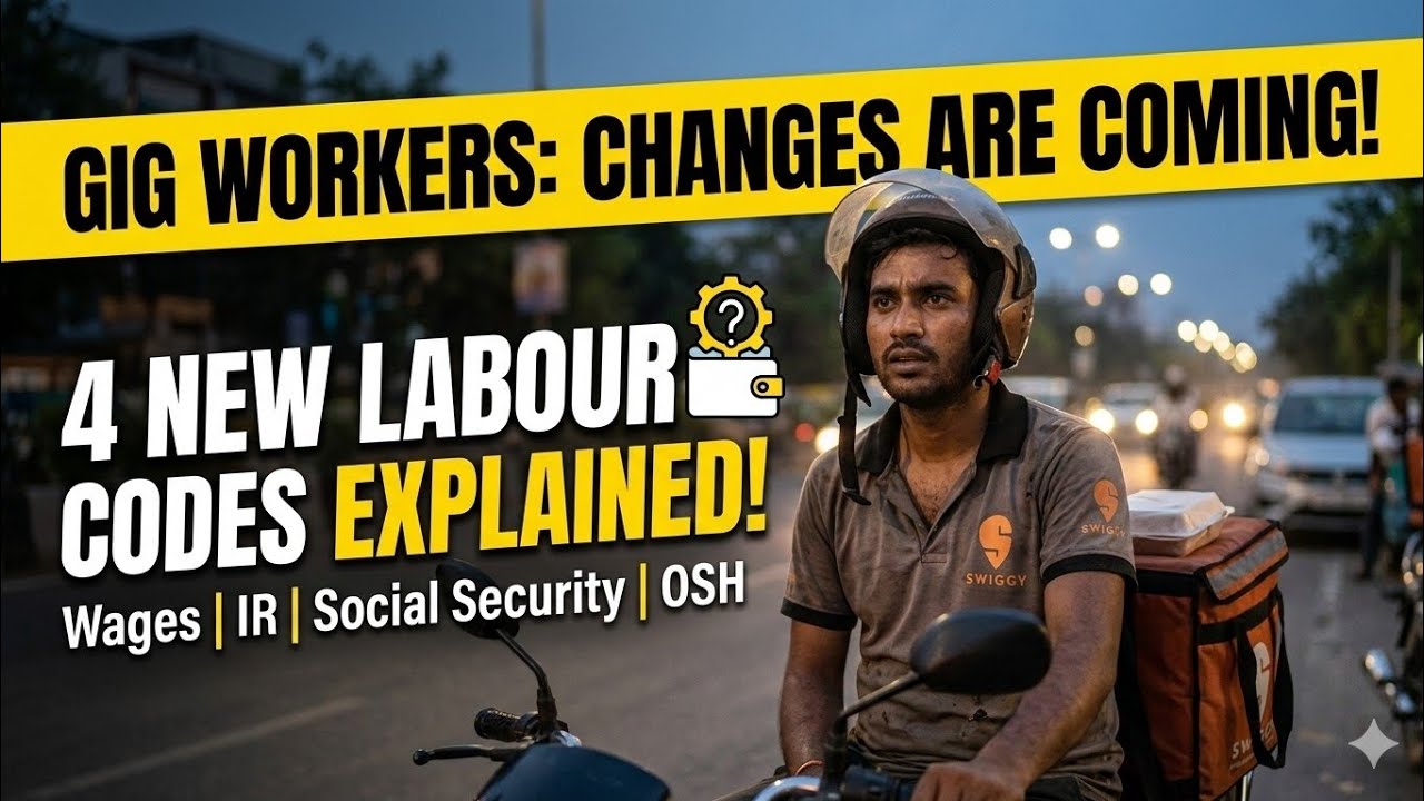 4 New Labour Codes Explained | Wages, IR, Social Security & OSH Code | Labour Law Podcast