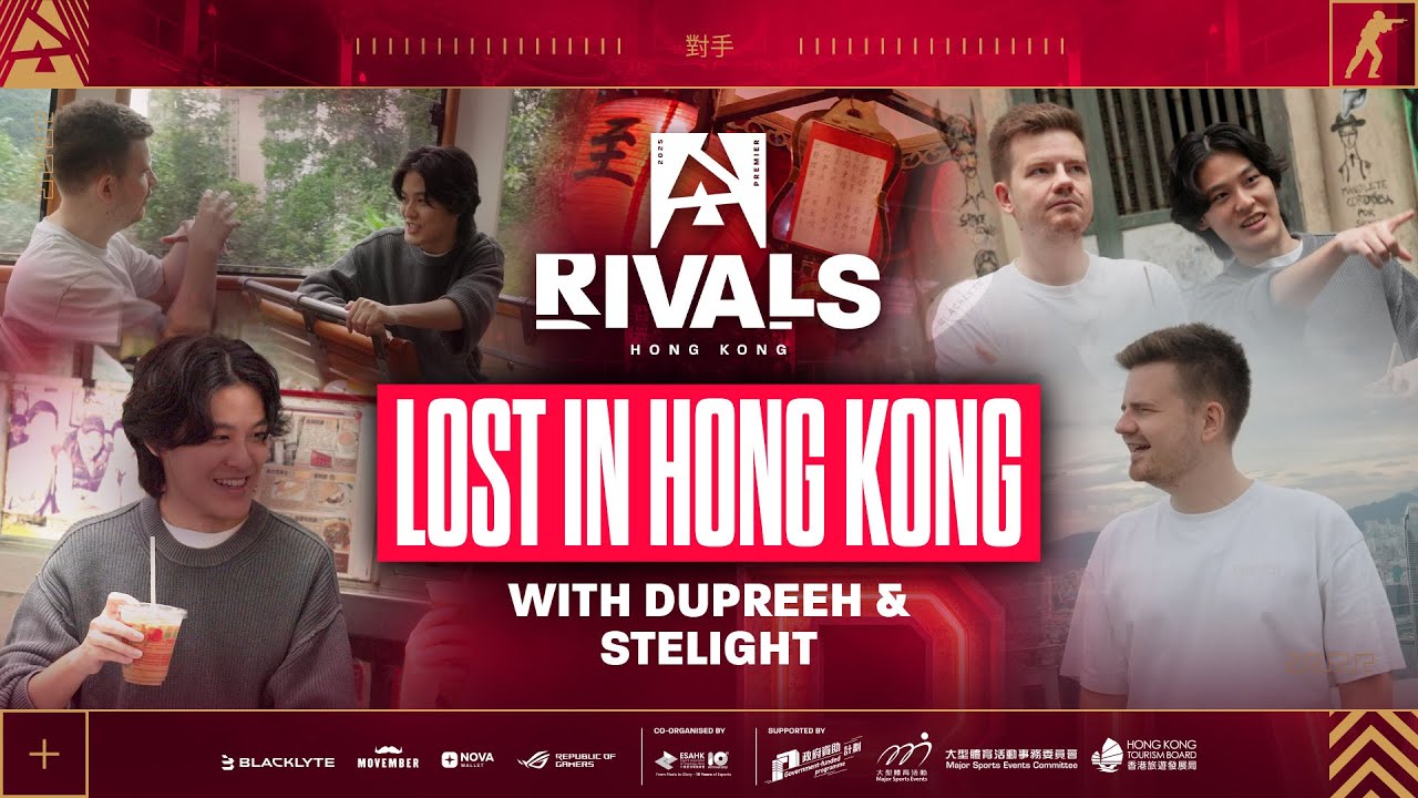 Lost in Hong Kong with dupreeh and stelight 🇭🇰 | BLAST Rivals Hong Kong 2025