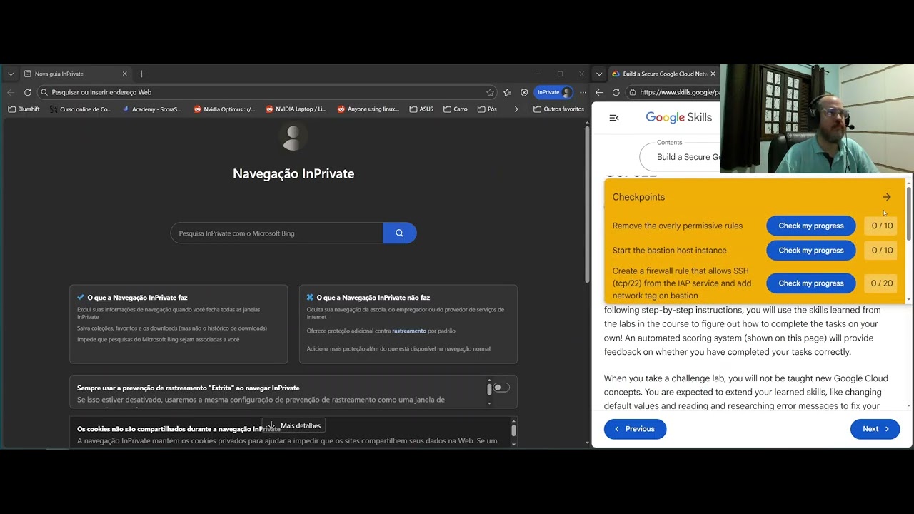 Google Arcade Brasil - Build a Secure Google Cloud Network: Challenge Lab - GSP322
