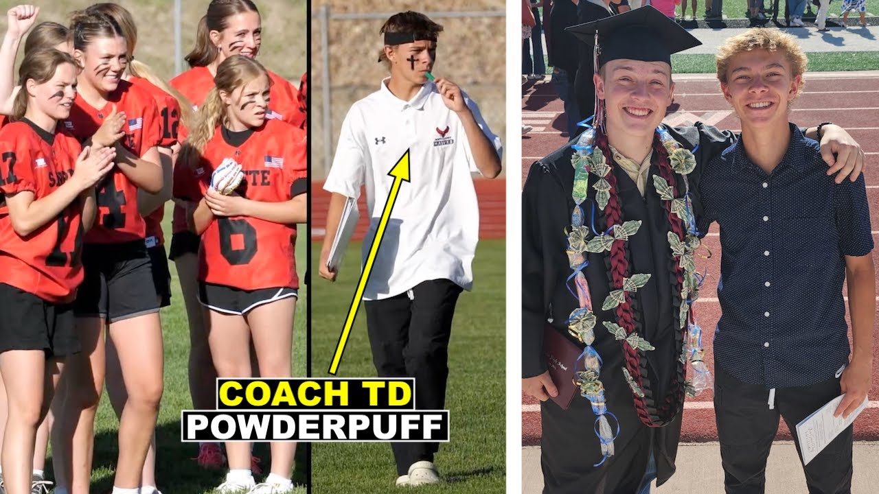 POWDERPUFF FOOTBALL AND HIGH SCHOOL GRADUATION! 🏈🎓