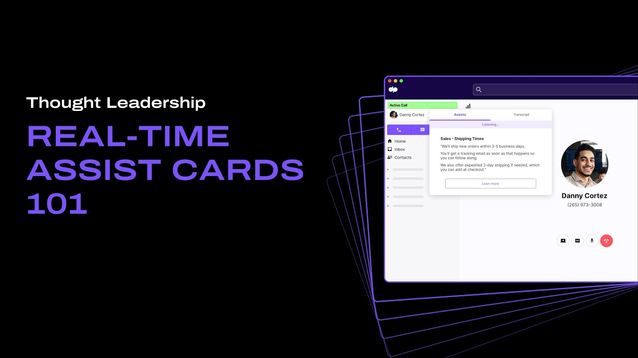 Real-Time Assist Cards 101 | Call Coaching at Scale with Dialpad Ai