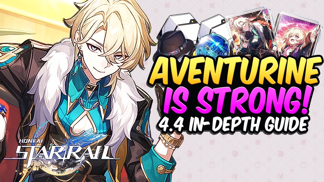 *4.4 UPDATED* Aventurine Guide! | Best Lightcones, Relics & Teams | Honkai: Star Rail