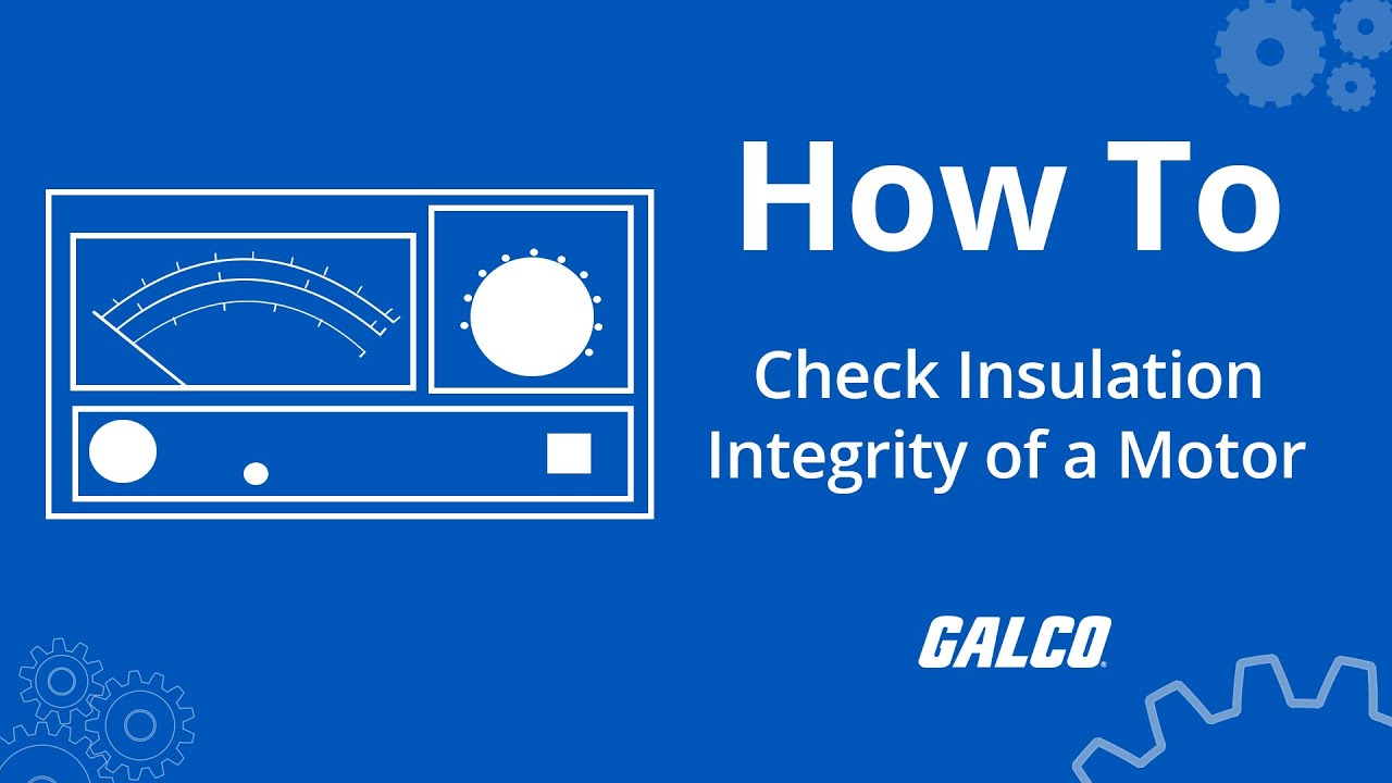 How To Check the Insulation Integrity of a Motor with the Simpson 505 | Galco