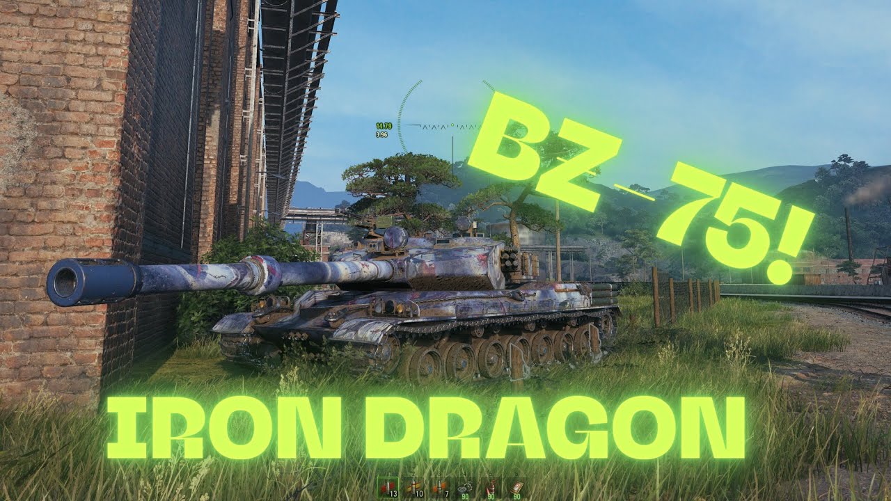 🔴WORLD OF TANKS 🎬BZ‑75 🐉 Iron Dragon 🐉  5581 DMG & M‑Mastery🎬4K