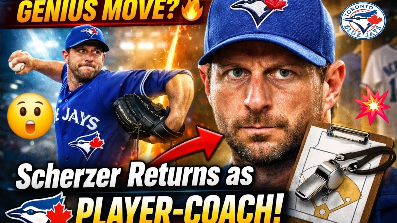 GENIUS MOVE: Blue Jays' Secret Plan to Bring Back Max Scherzer as Player-Coach Revealed!