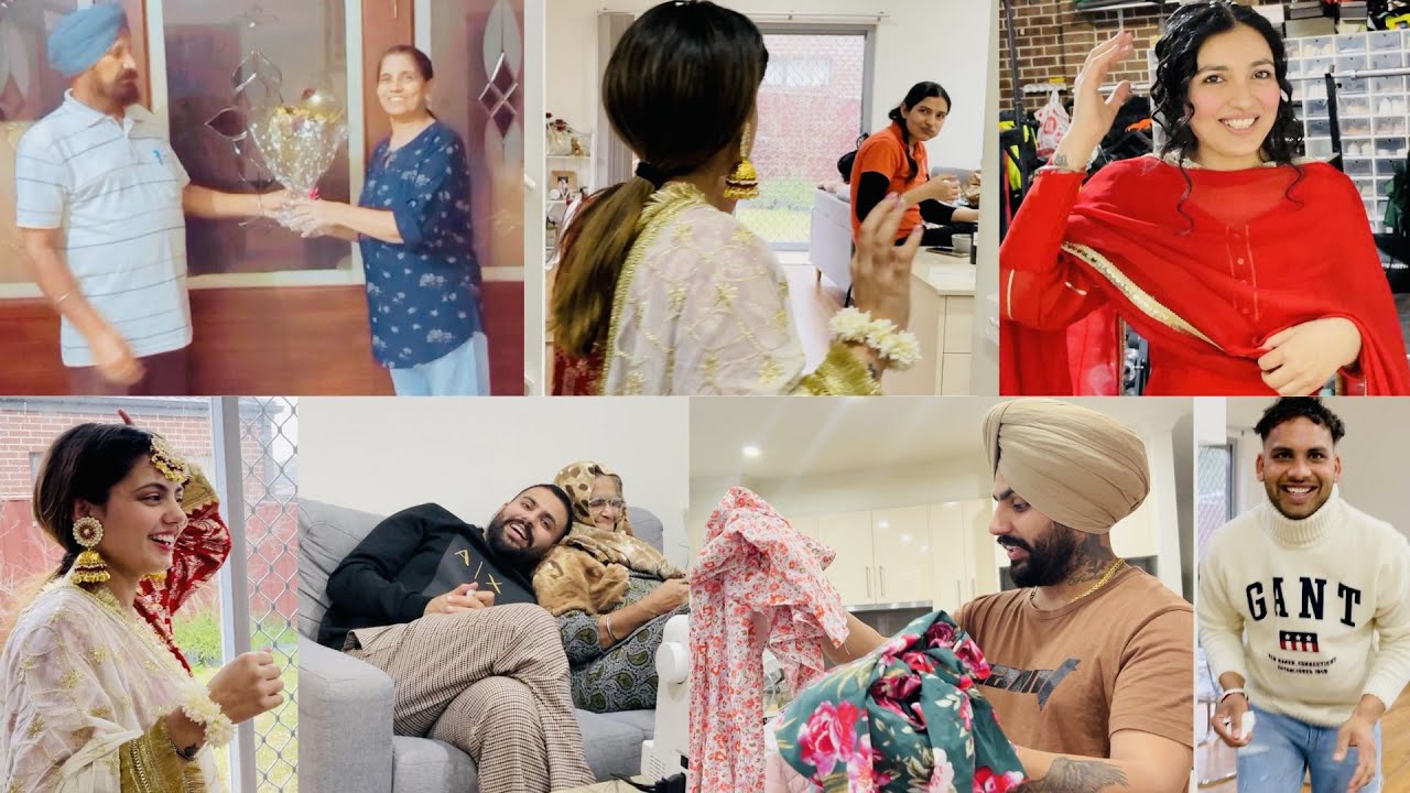 FAMILY GETTING READY FOR BIRTHDAY PARTY | ANNIVERSARY SURPRISE | PAKISTANI LOOKS | INDER & KIRAT