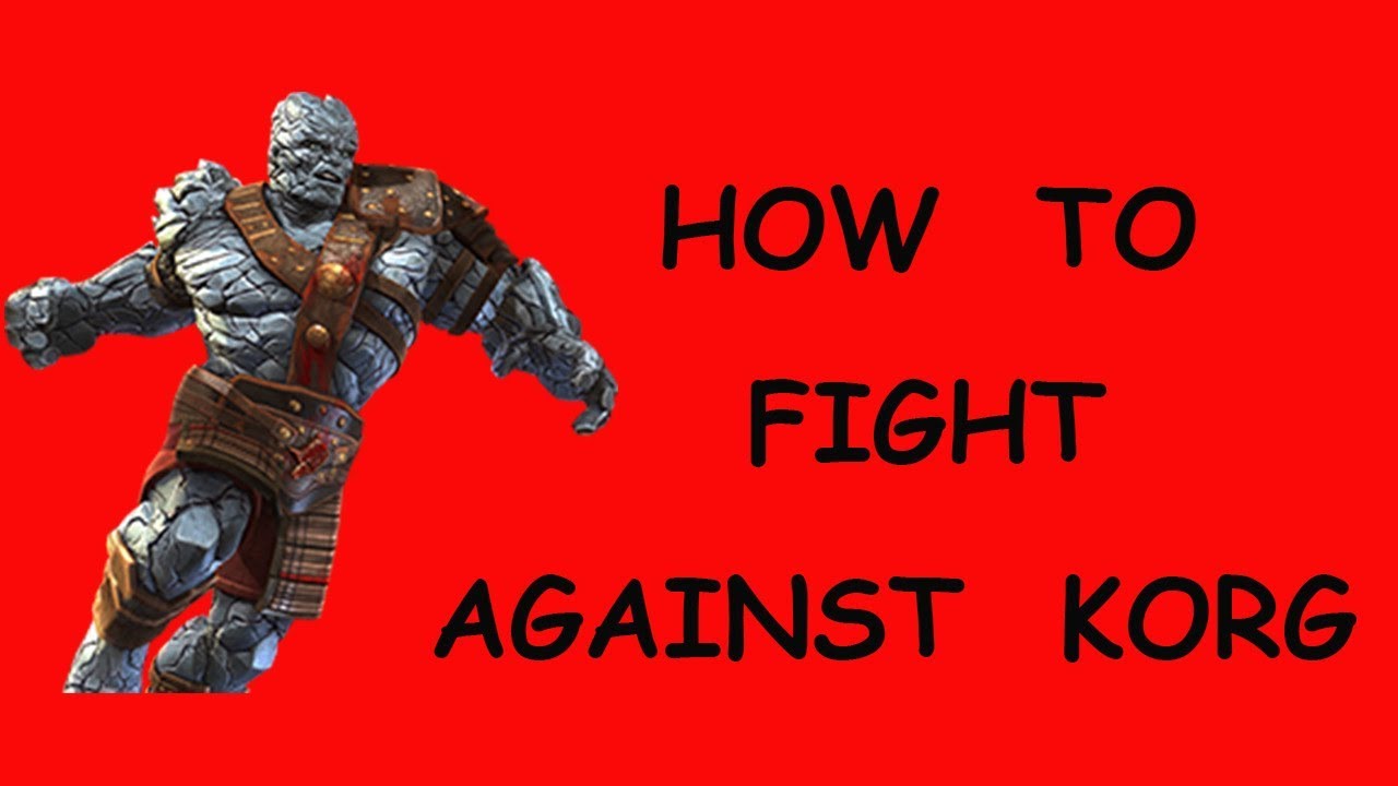 HOW TO BEAT KORG marvel contest of champion