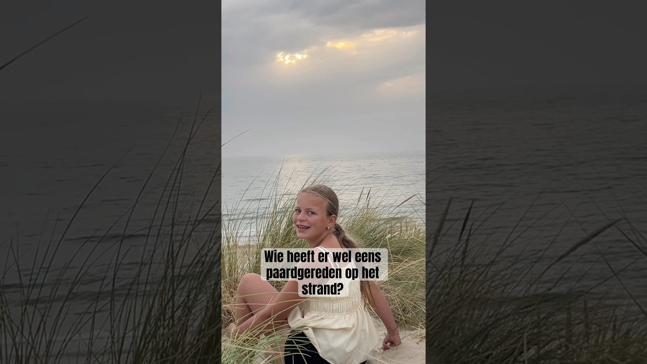 Wie heeft er wel eens paardgereden op het strand?