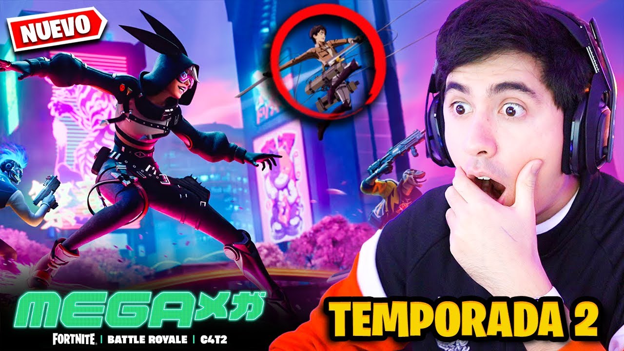 MI REACCIÓN a TEMPORADA 2: MEGA / TODO LO QUE TRAE el PASE DE BATALLA - JorgeIsaac115