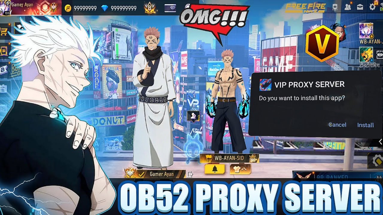 OB52 UPDATE PROXY SERVER HOW TO DOWNLOAD | GAMEPLAY PROXY SERVER | VIP ASTUTE BETA PROXY SERVER